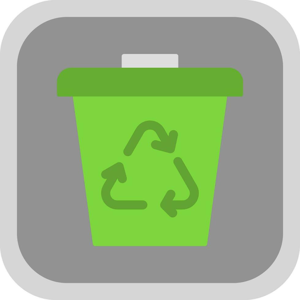 Waste bin Vector Icon Design