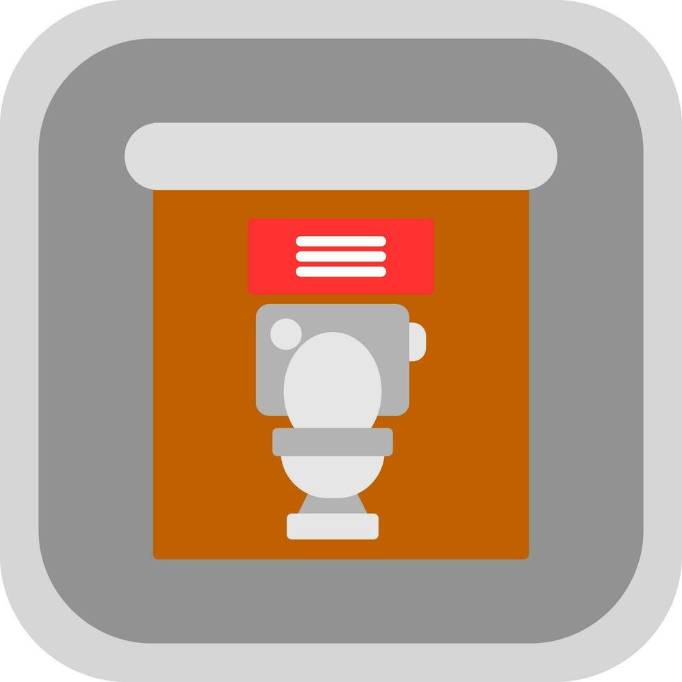 Restroom Vector Icon Design