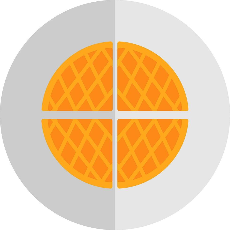 Waffle Vector Icon Design