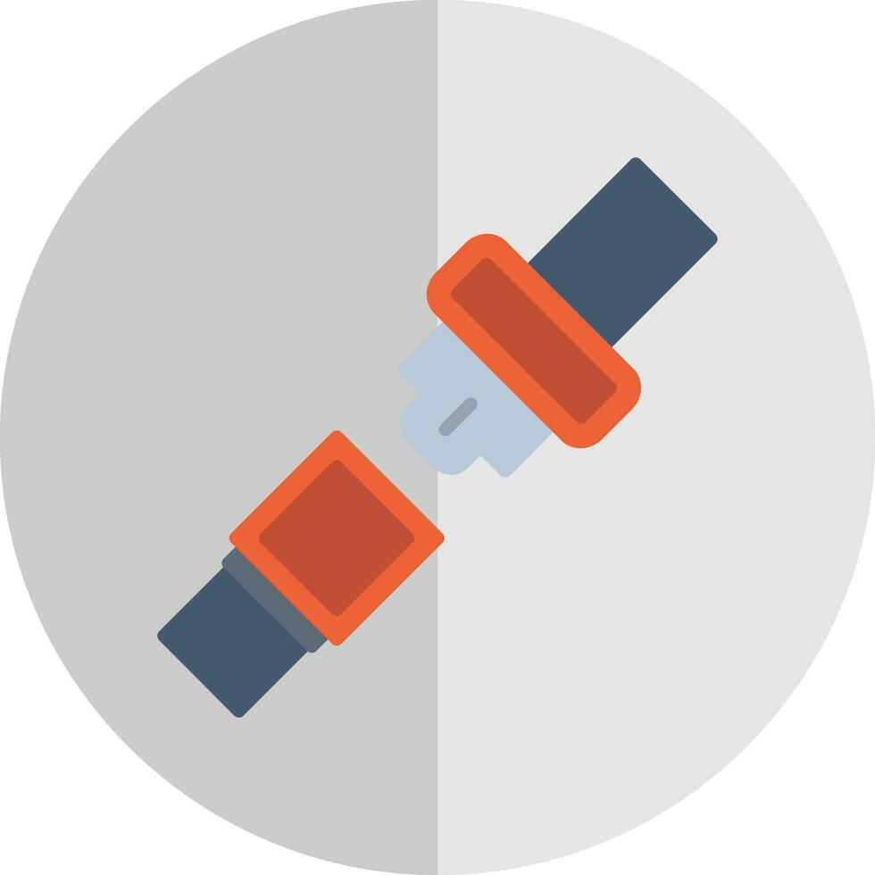Seat belt Vector Icon Design