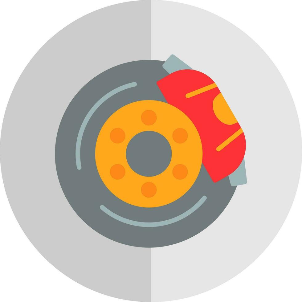 Brake disc Vector Icon Design