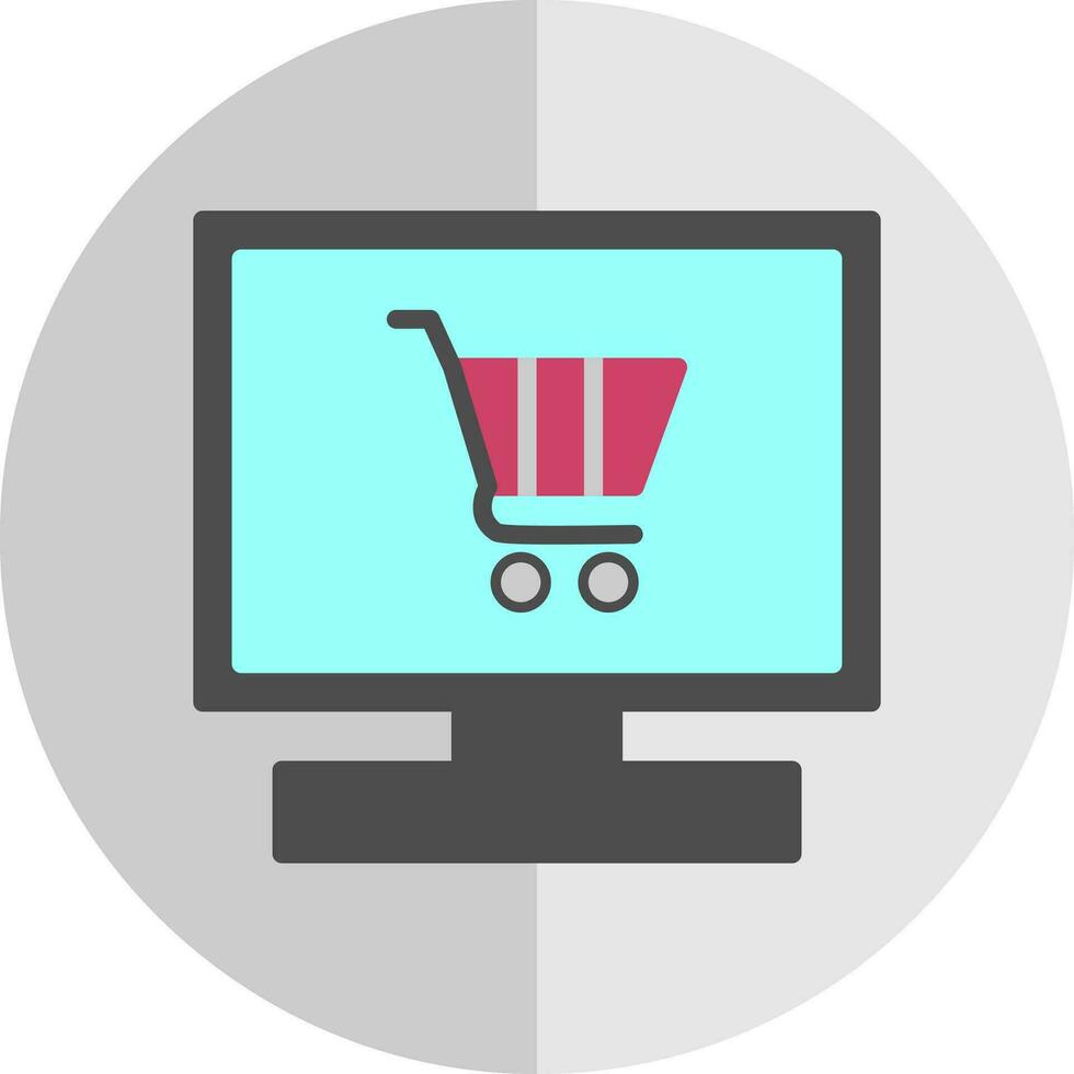 Online shop Vector Icon Design