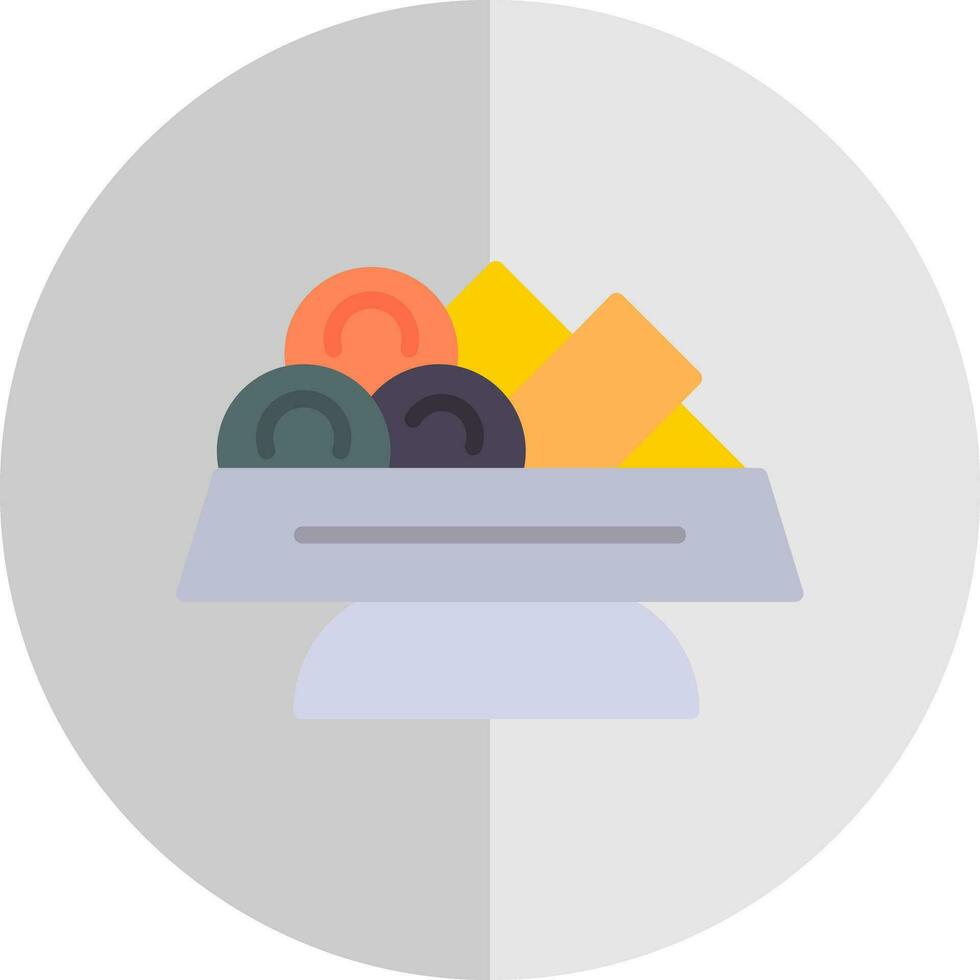 Moules frites Vector Icon Design