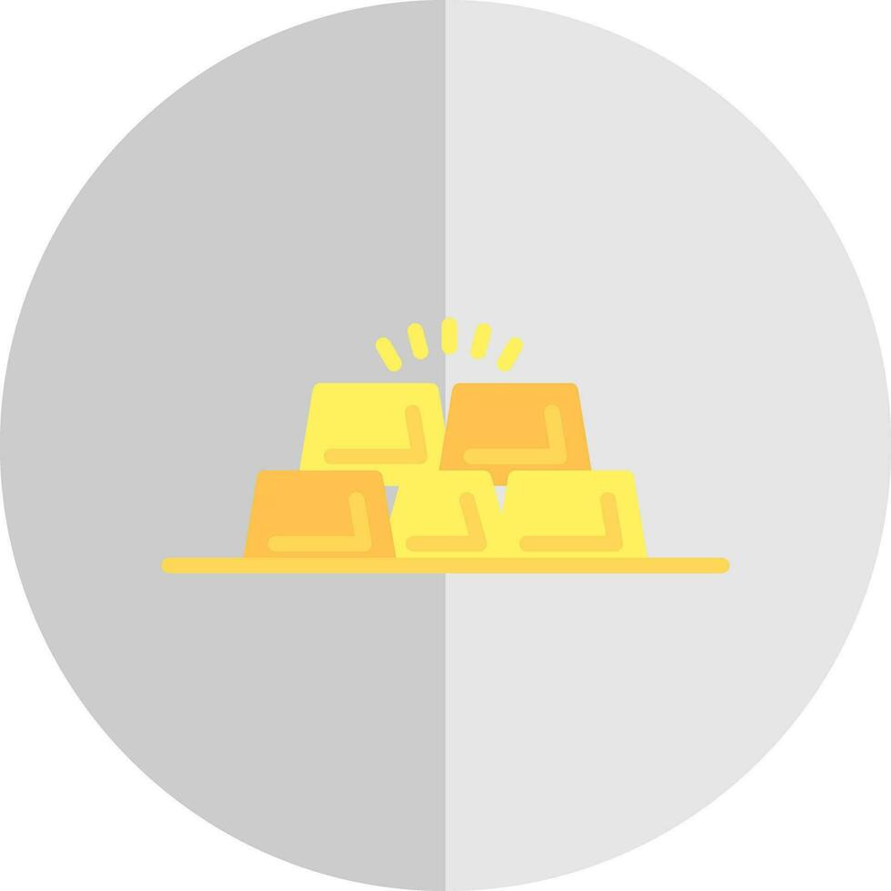 Gold bar Vector Icon Design