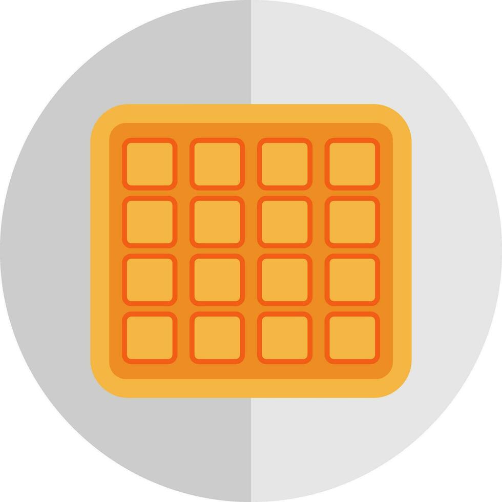 Waffle Vector Icon Design