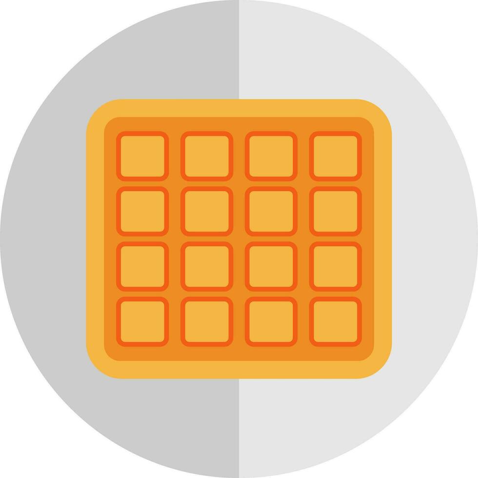 Waffle Vector Icon Design