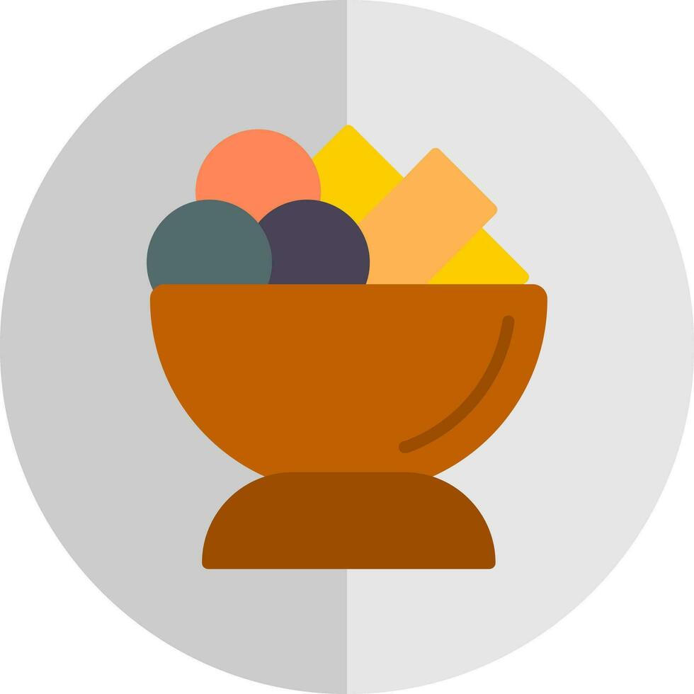 Moules frites Vector Icon Design