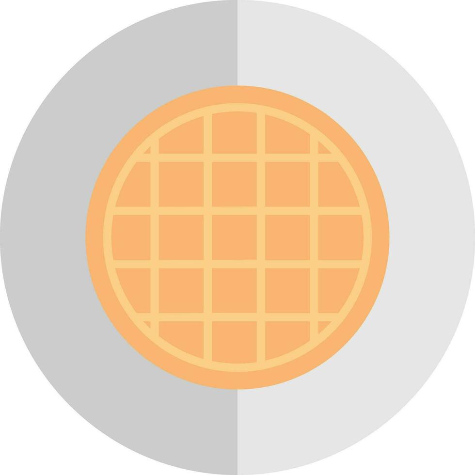 Waffle Vector Icon Design