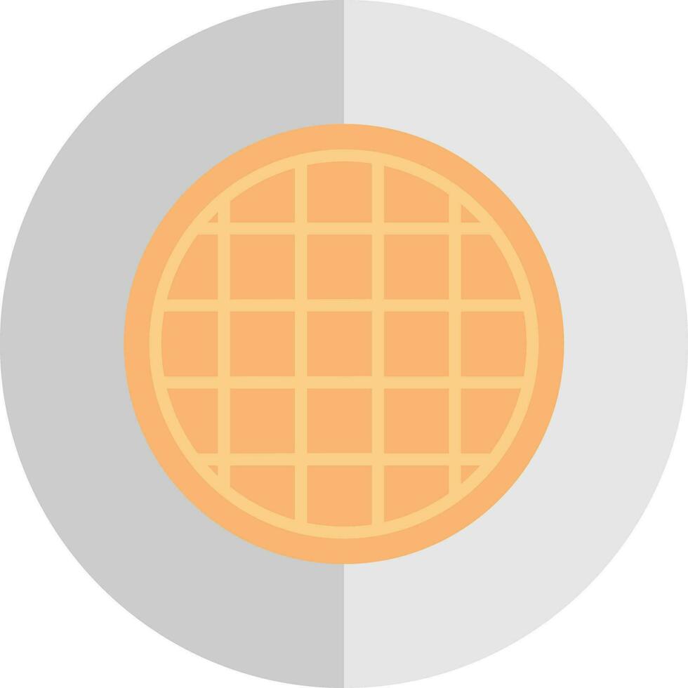 Waffle Vector Icon Design