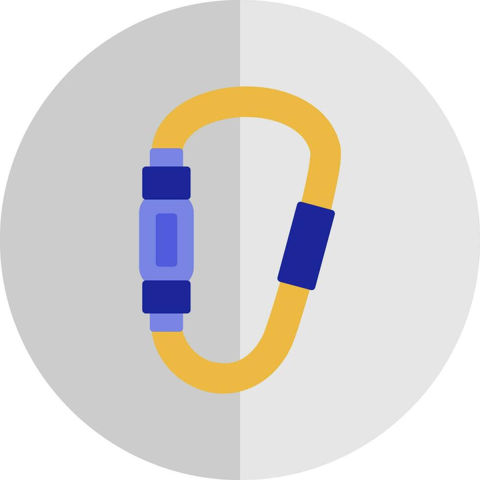 Carabiner Vector Icon Design