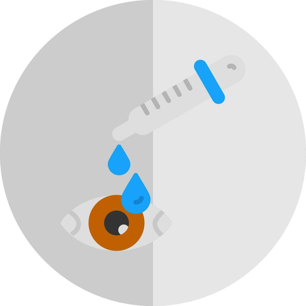 diseño de icono de vector de gota de ojo