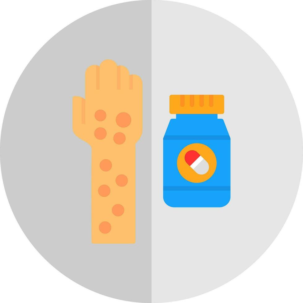 Drug allergy Vector Icon Design