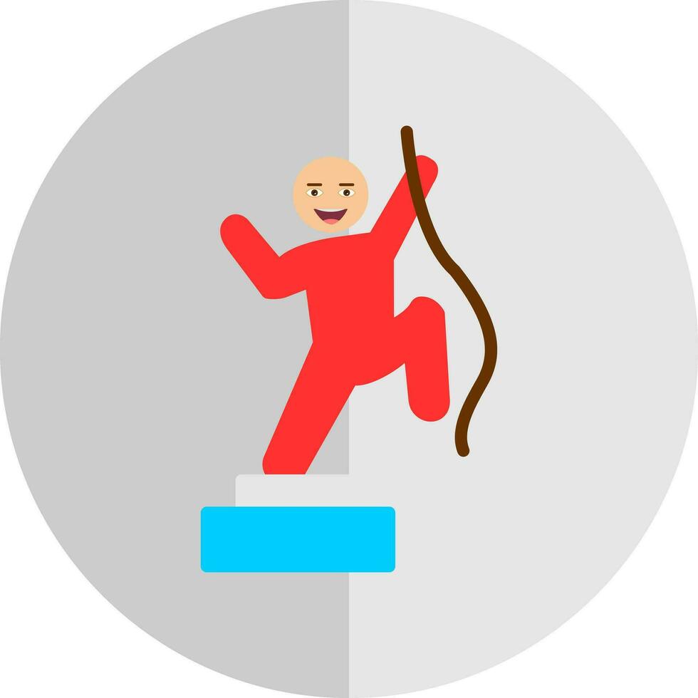 Climbing Vector Icon Design