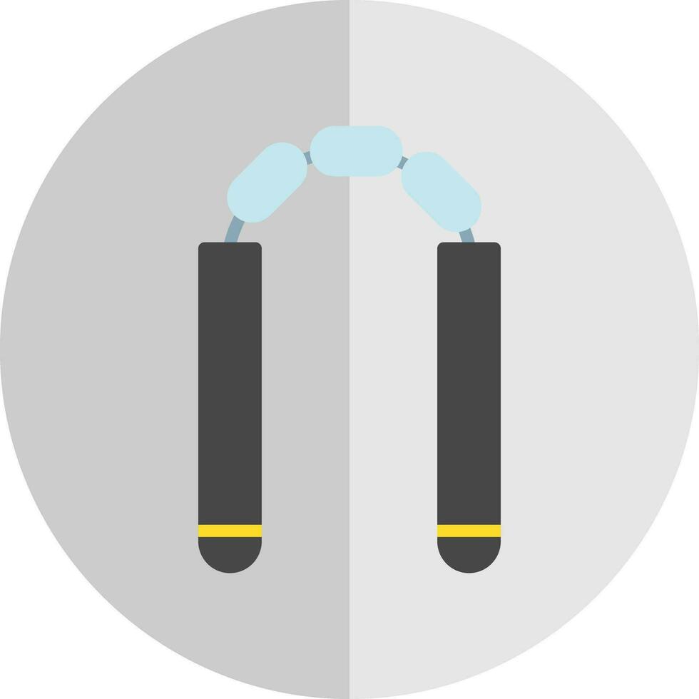 Nunchaku Vector Icon Design