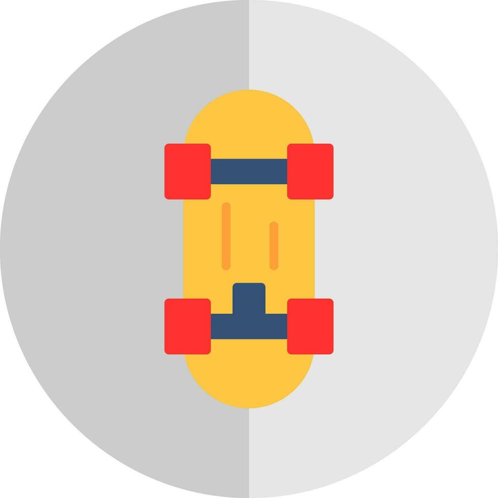 Skateboard Vector Icon Design