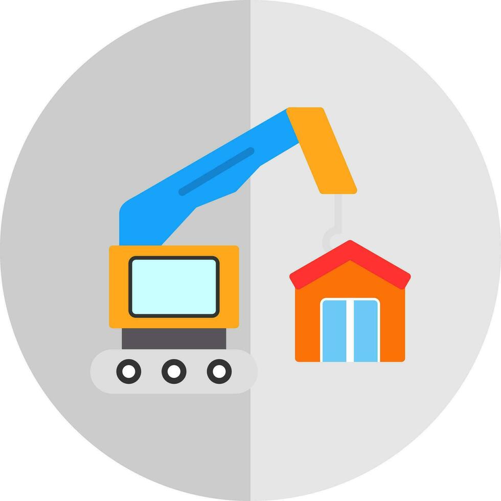 Construction site Vector Icon Design