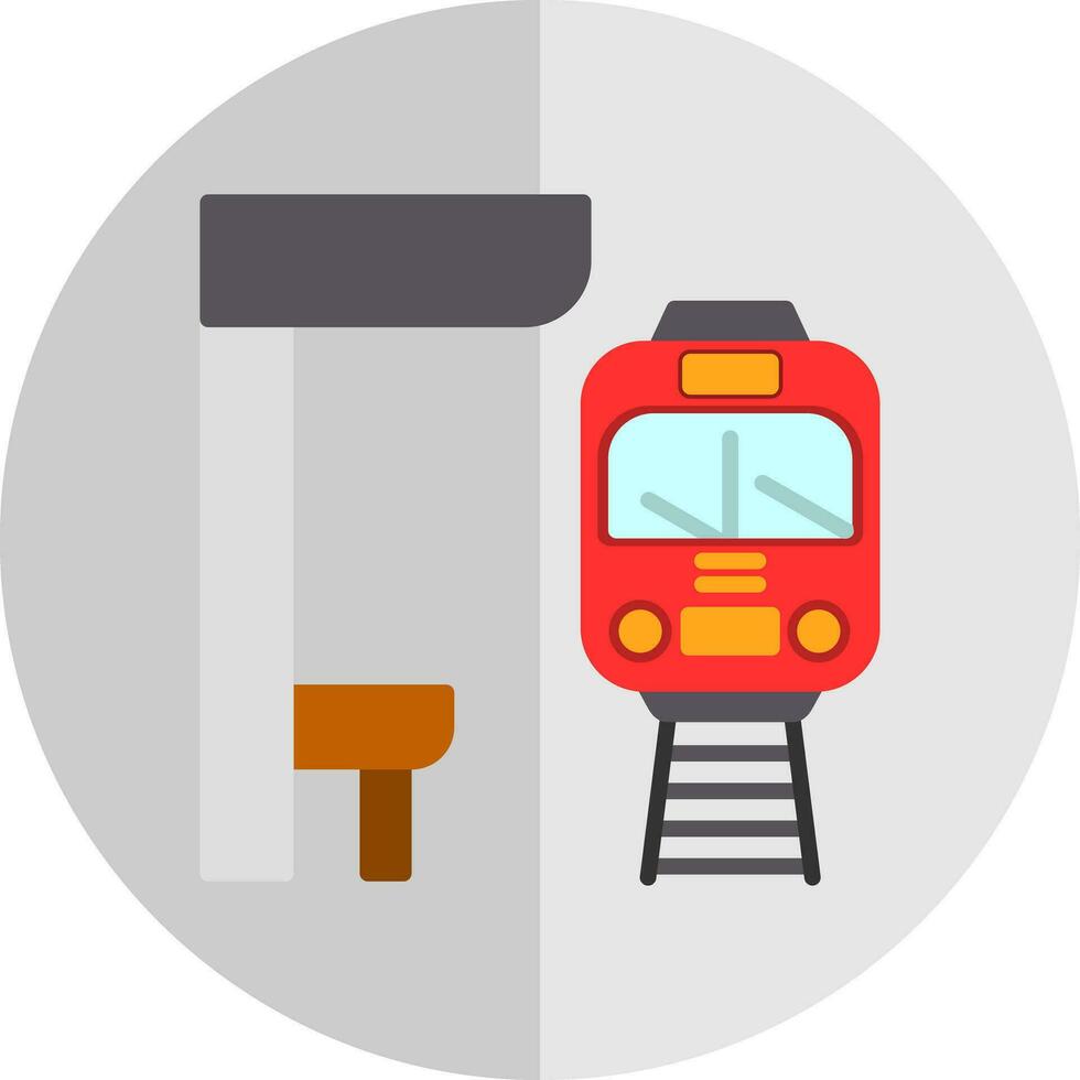 diseño de icono de vector de metro