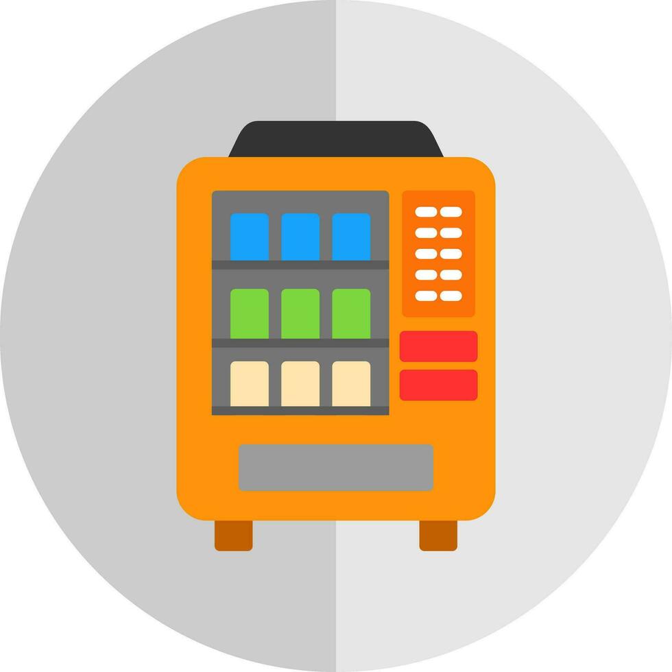 Vending machine Vector Icon Design