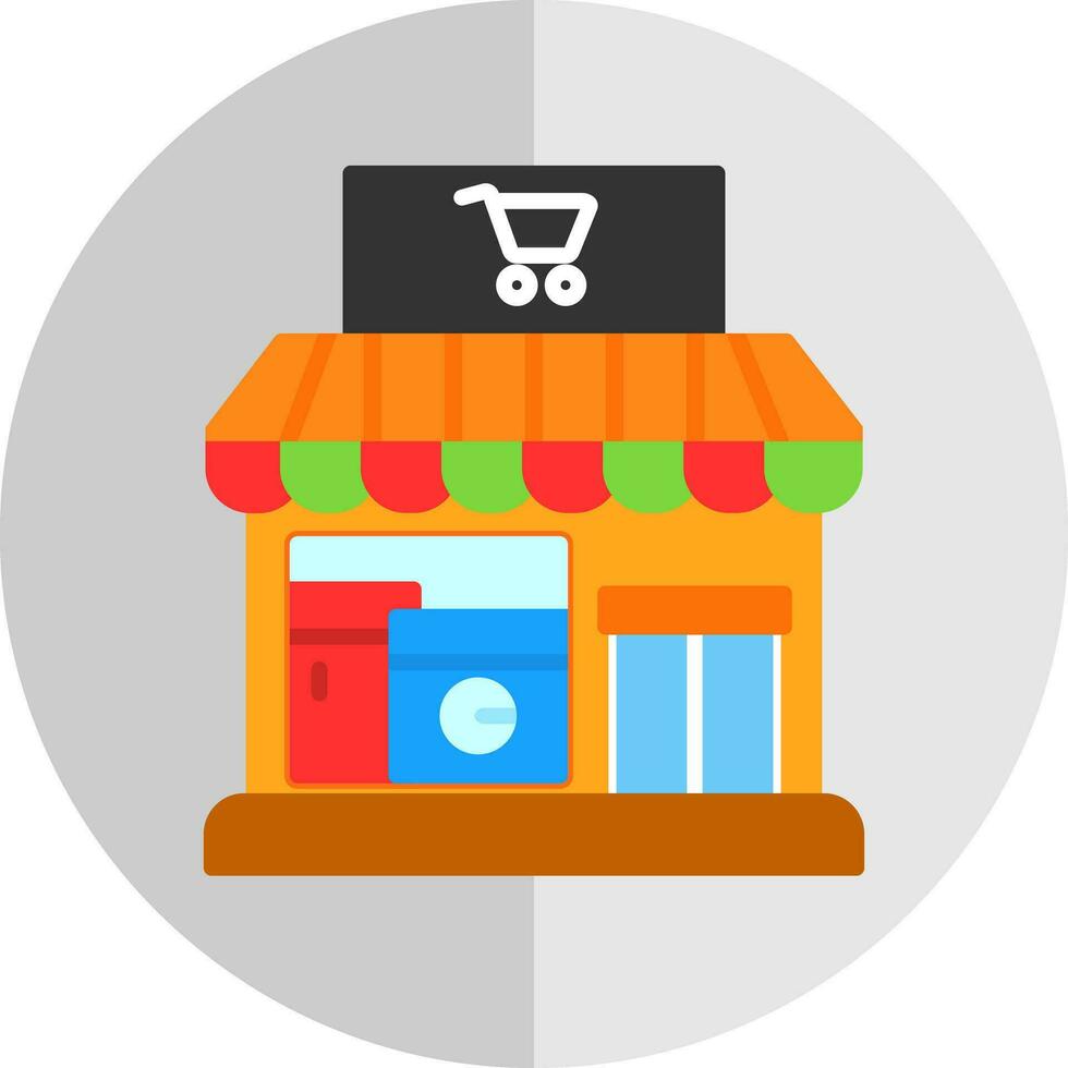 Electronics shop Vector Icon Design