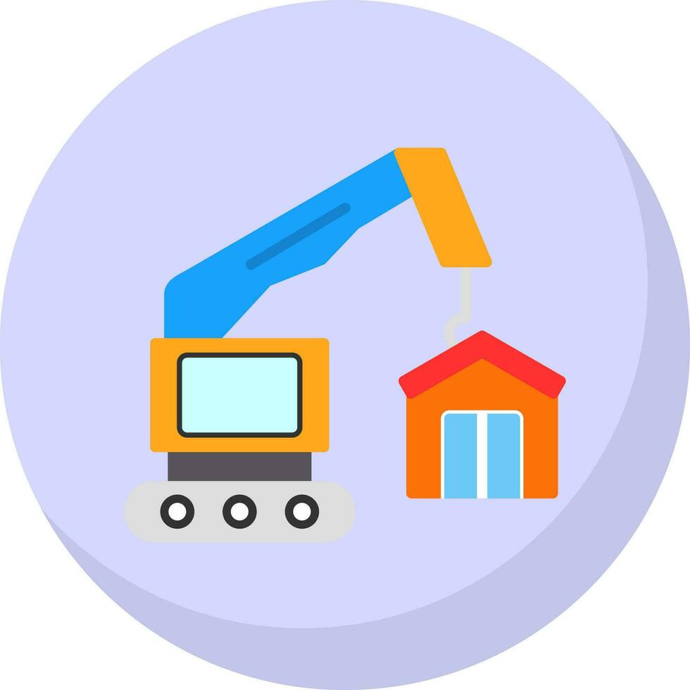 Construction site Vector Icon Design