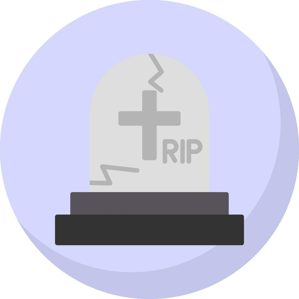 Cemetery Vector Icon Design