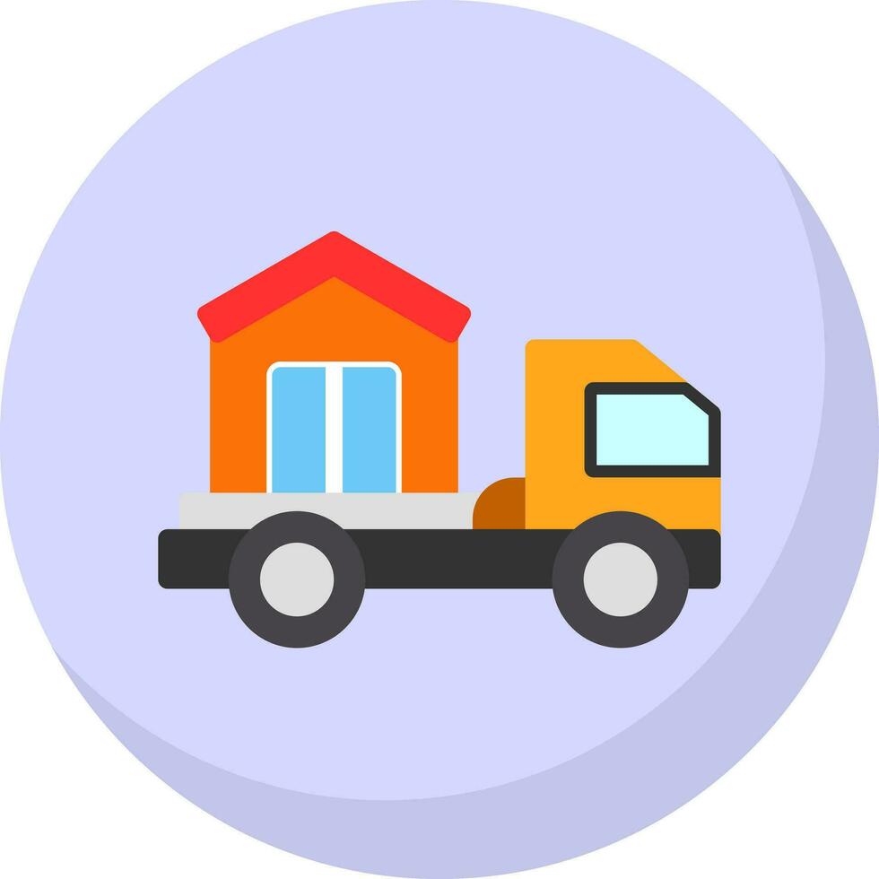 Delivery truck Vector Icon Design