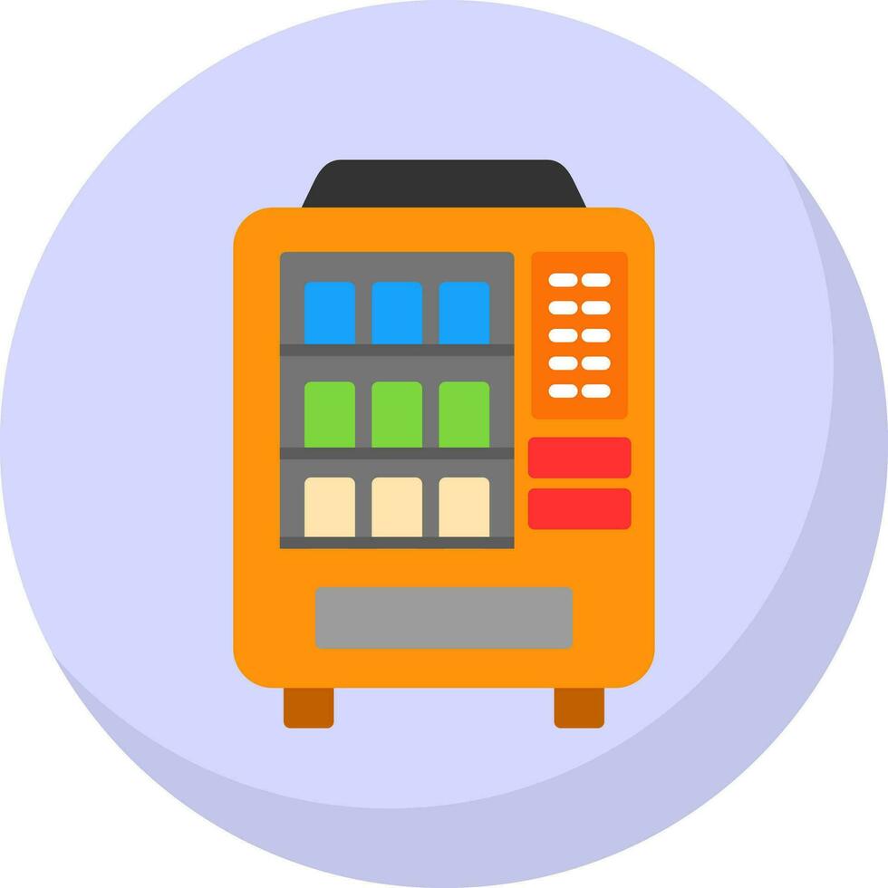 Vending machine Vector Icon Design