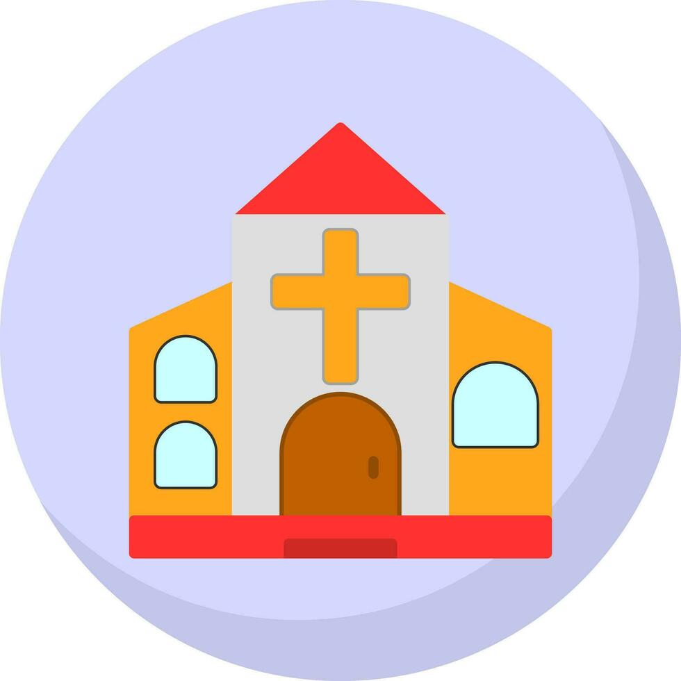 diseño de icono de vector de iglesia