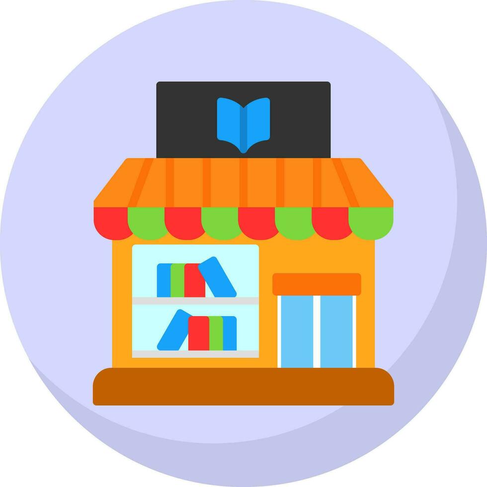 diseño de icono de vector de tienda de libros