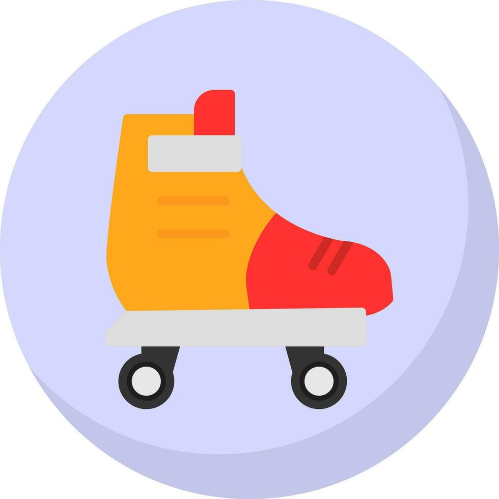 Roller skate Vector Icon Design