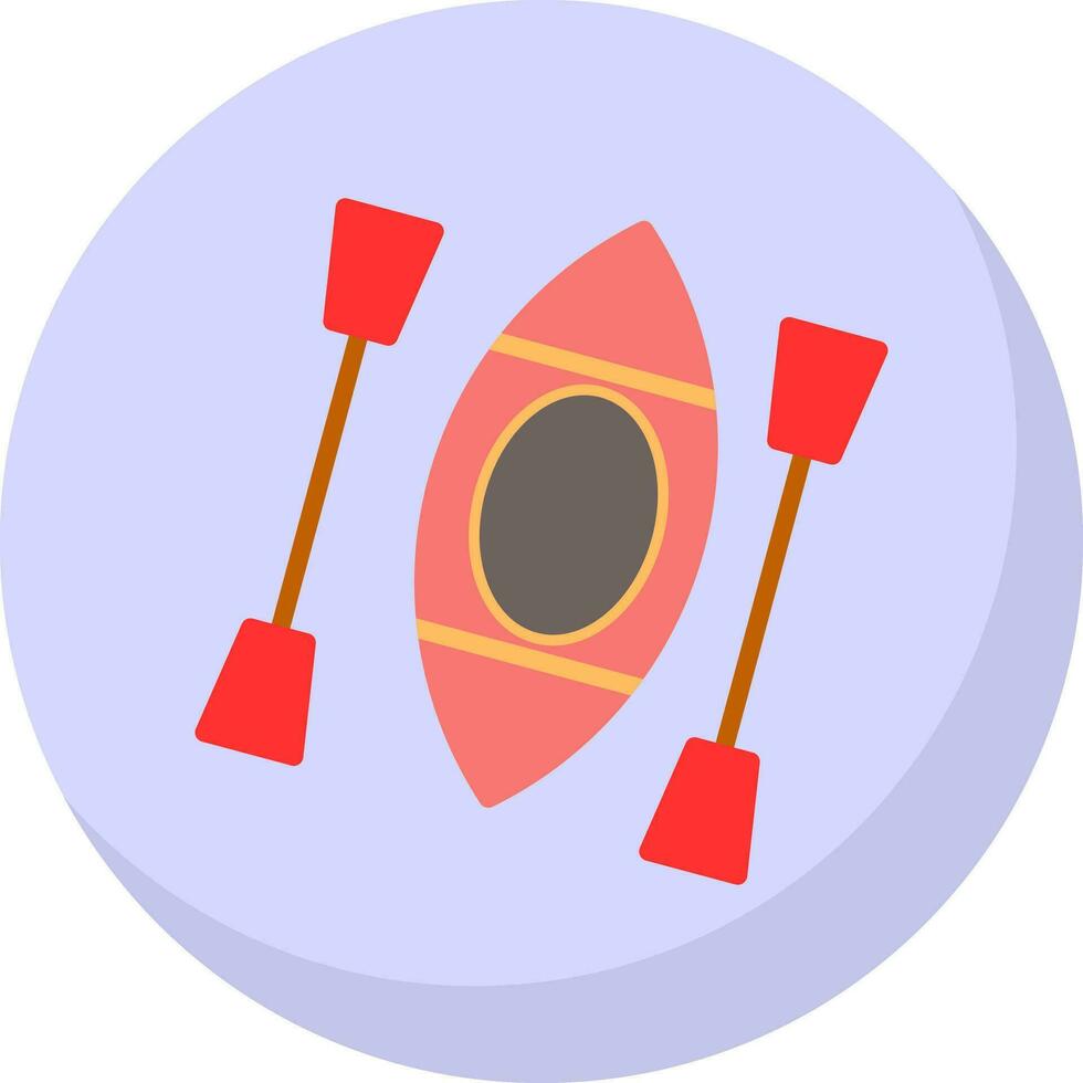 diseño de icono de vector de kayak