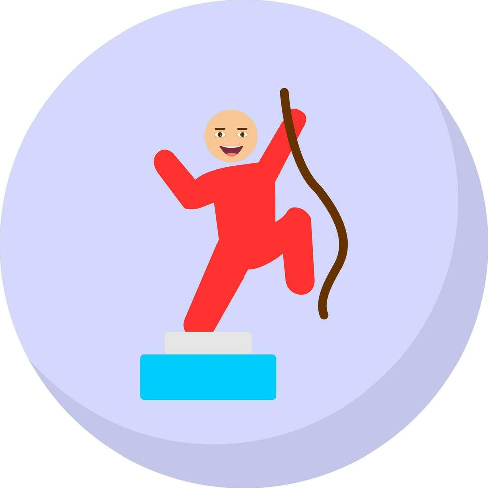 Climbing Vector Icon Design