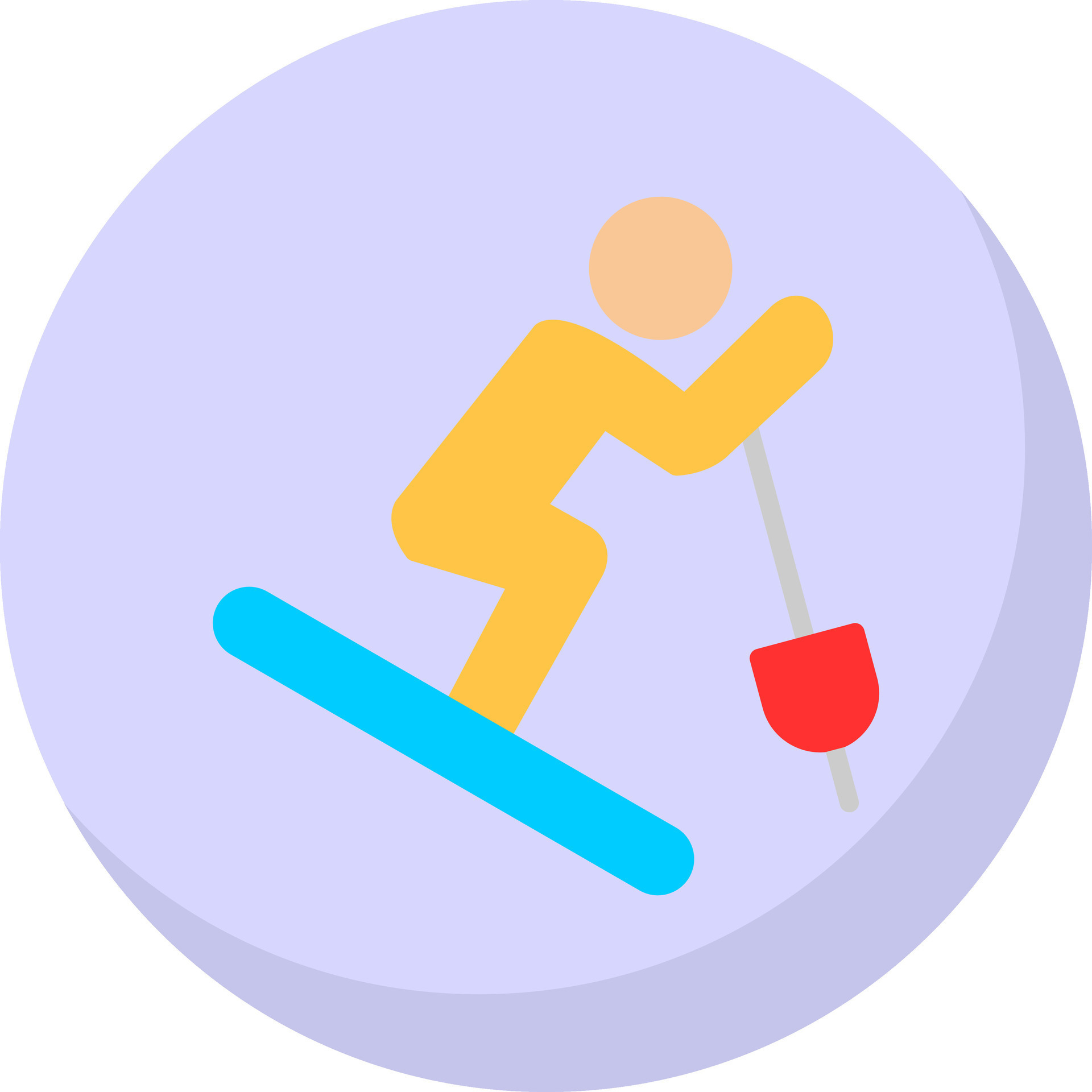 Skiing Vector Icon Design 25625529 Vector Art at Vecteezy