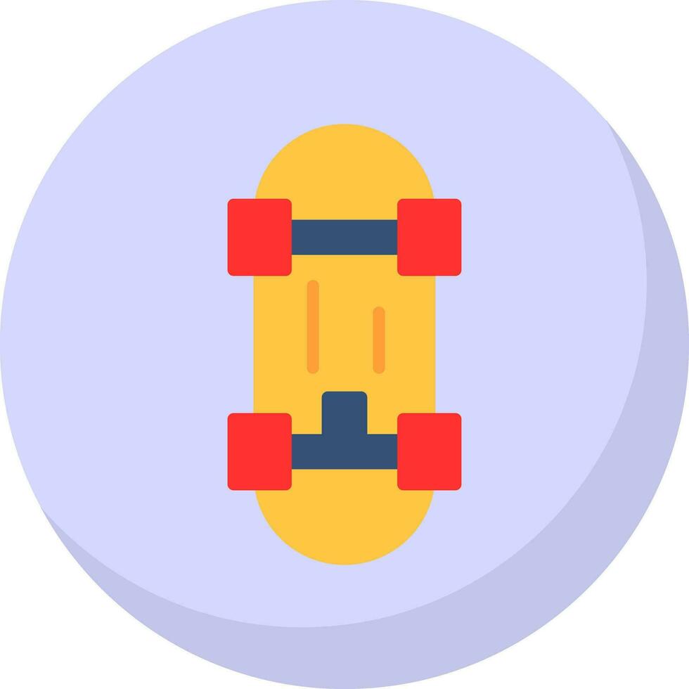 Skateboard Vector Icon Design
