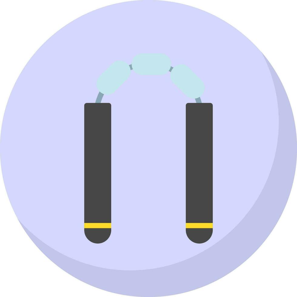 nunchaku vector icono diseño