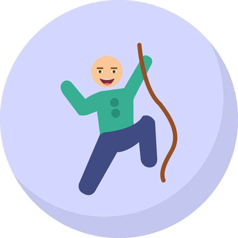 Climbing Vector Icon Design