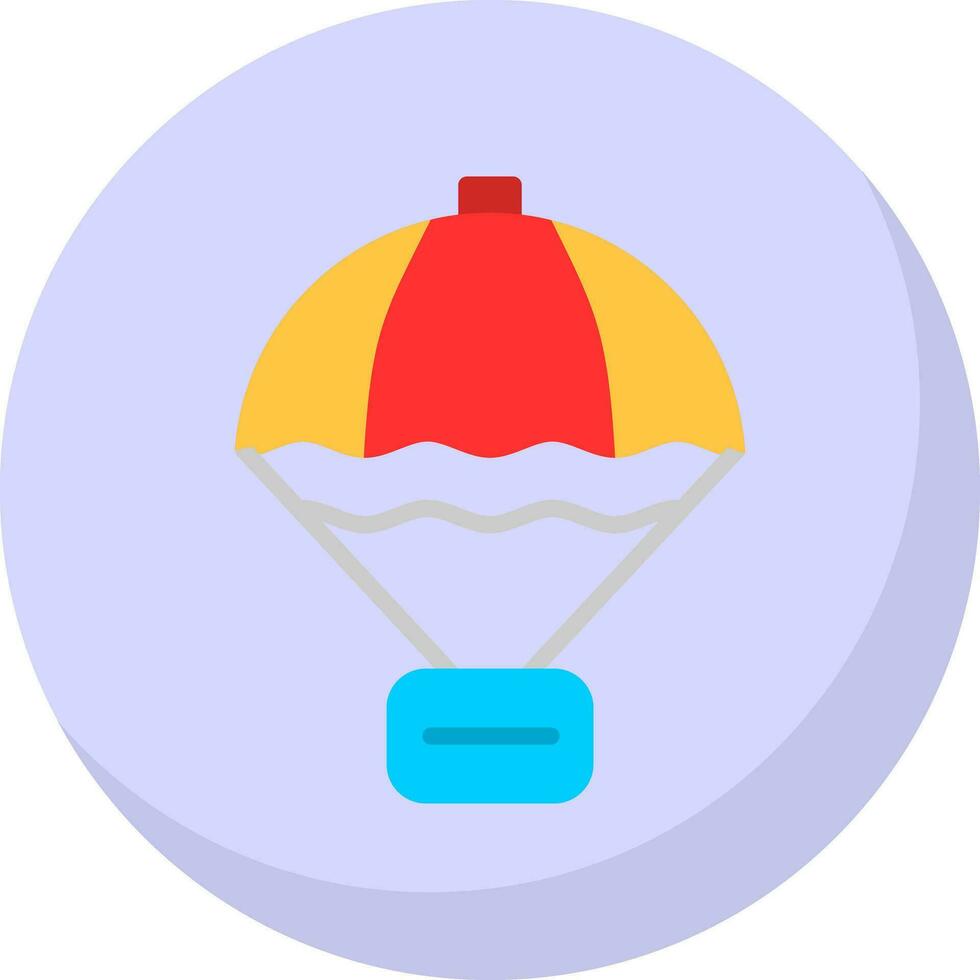 Parachute Vector Icon Design