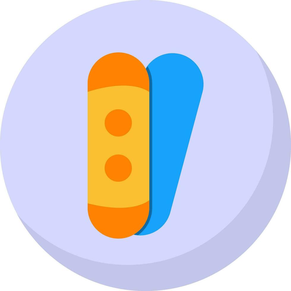 snoboarding vector icono diseño