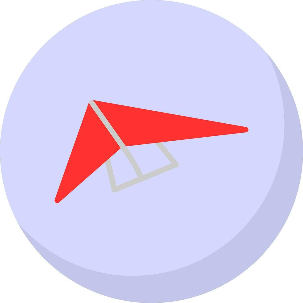 Hang gliding Vector Icon Design