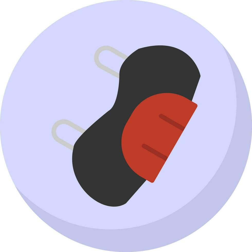 diseño de icono de vector de rodillera