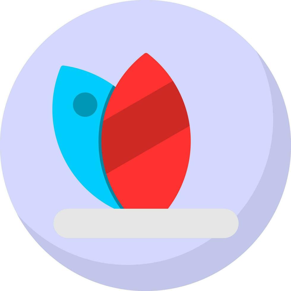 Surfboard Vector Icon Design