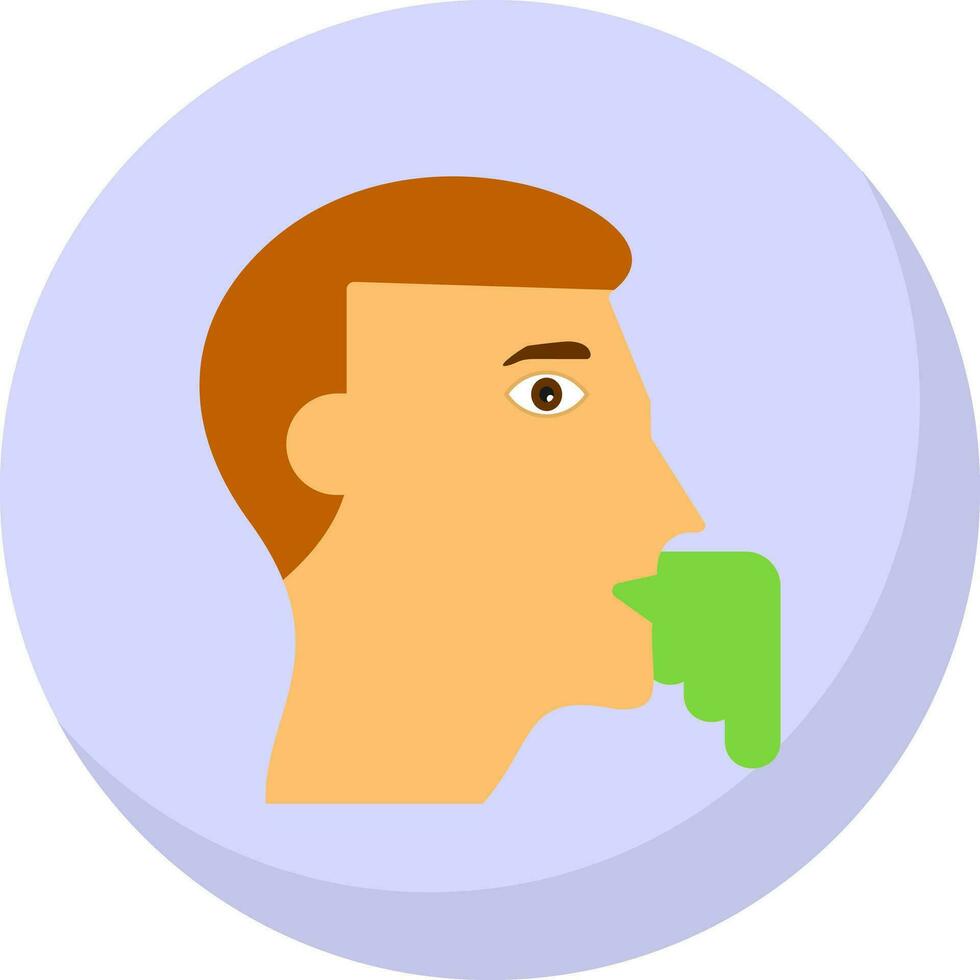 Vomit Vector Icon Design