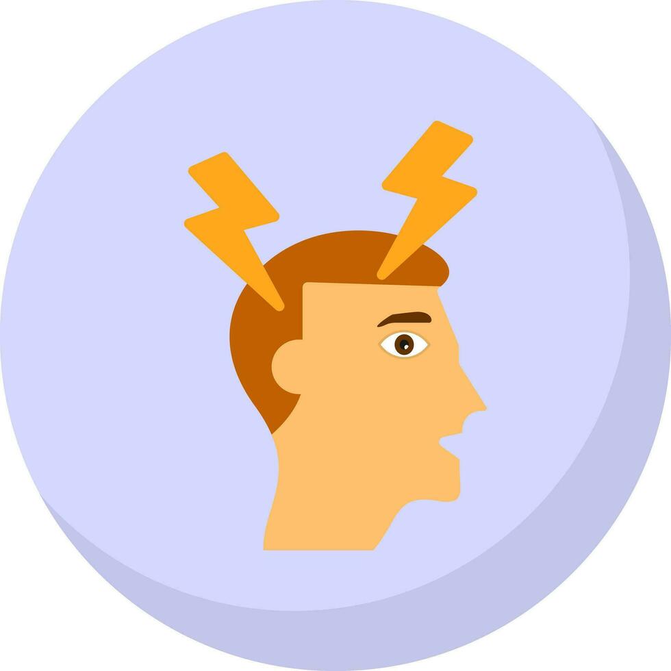 Headache Vector Icon Design