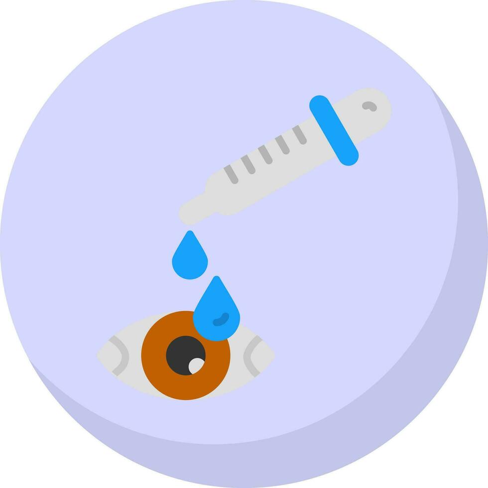 Eye drop Vector Icon Design