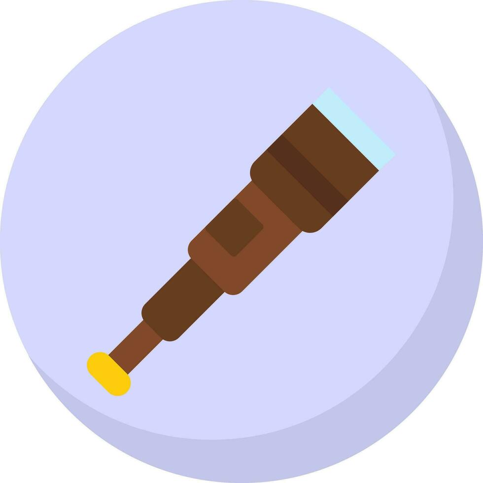 Spyglass Vector Icon Design