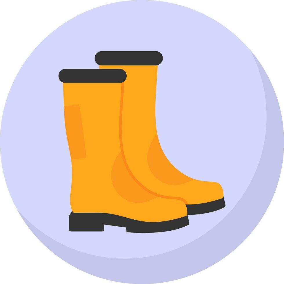 diseño de icono de vector de botas