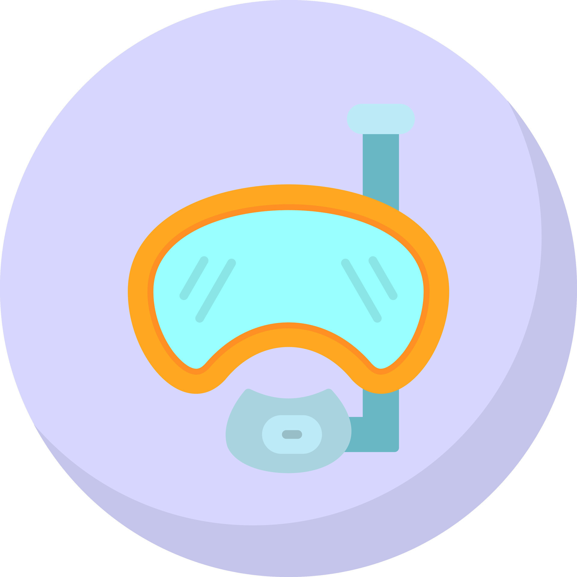 Diving mask Vector Icon Design 25625793 Vector Art at Vecteezy