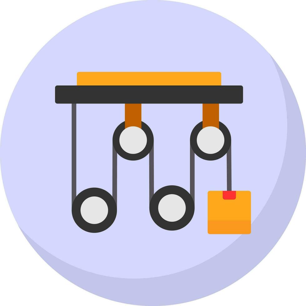 Pulley Vector Icon Design