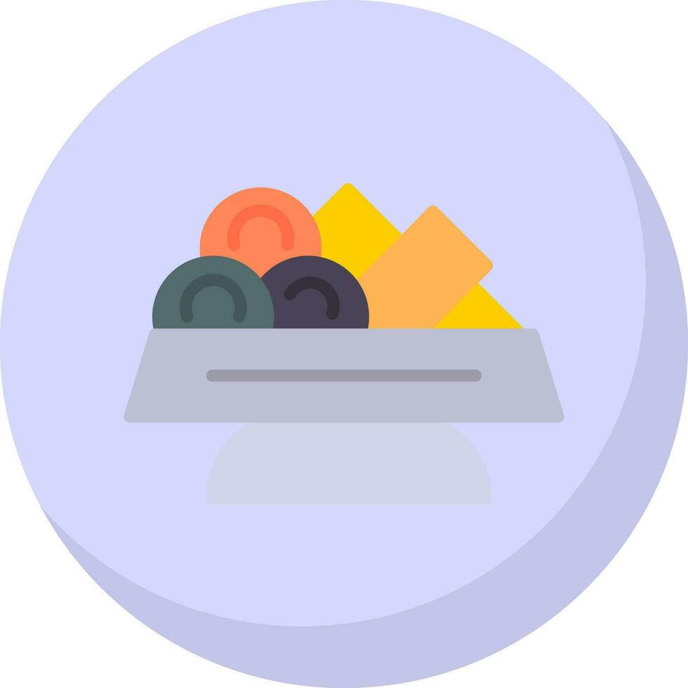 Moules frites Vector Icon Design