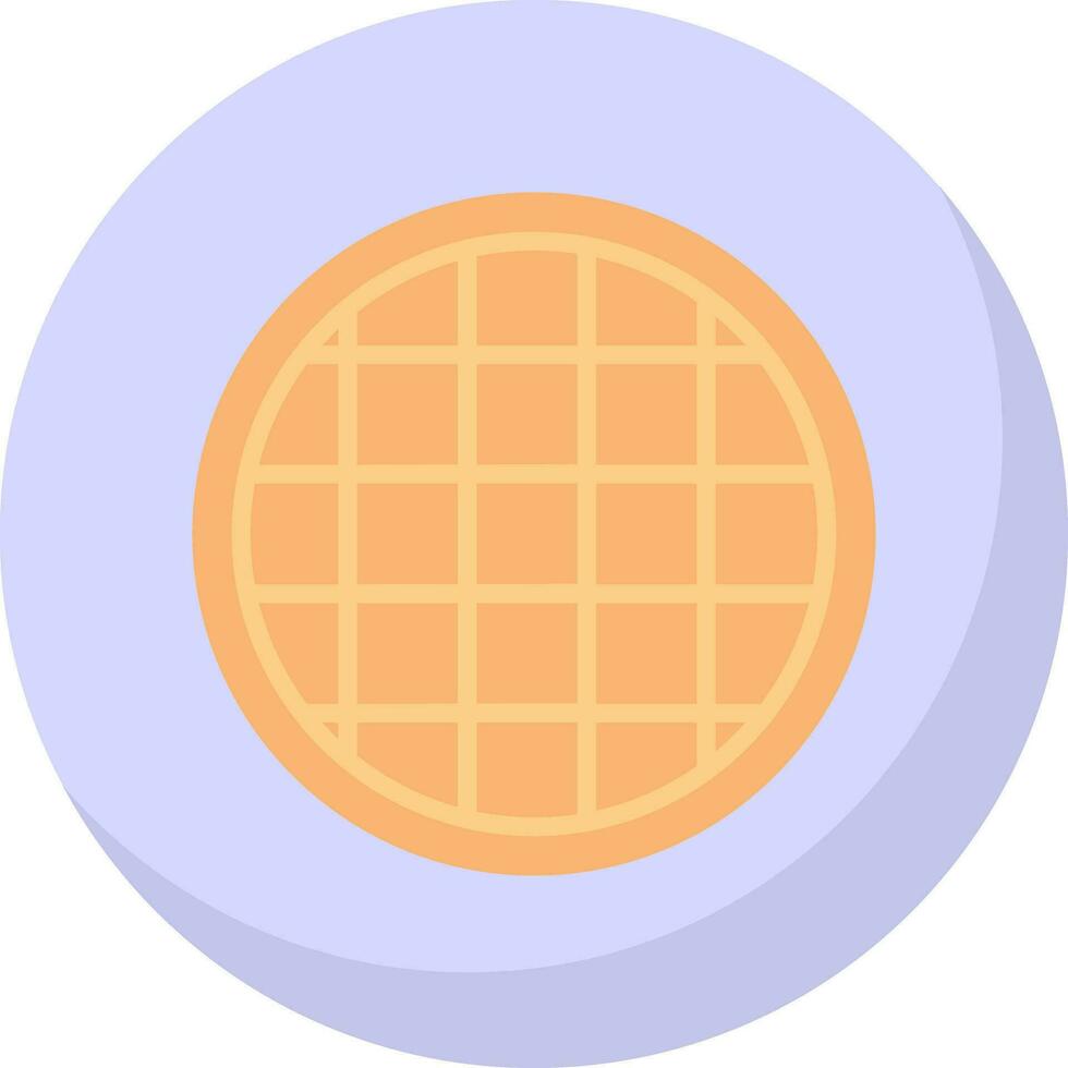 Waffle Vector Icon Design